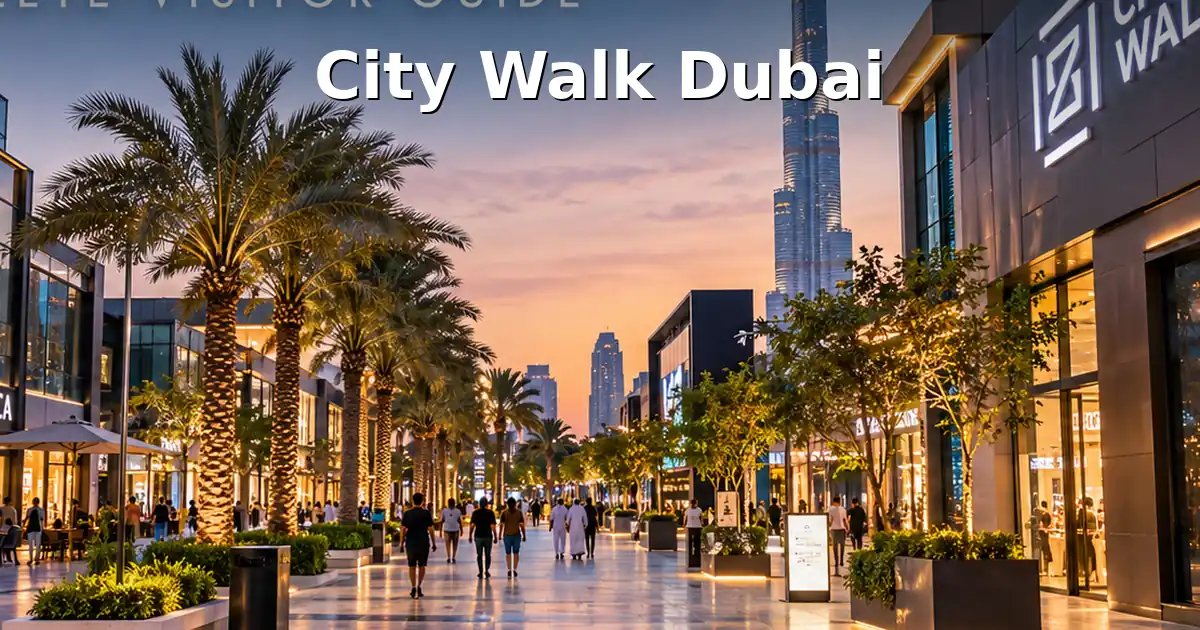 City Walk Dubai open-air shopping and entertainment destination